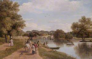 Richmond Bridge from the Towing Path, Surrey