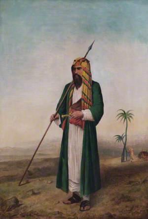 Sir Richard Francis Burton (1821–1890), in Arab Dress