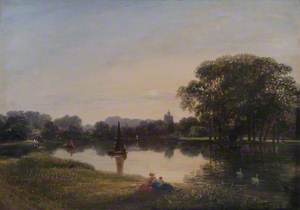 The River Thames at Chiswick, London