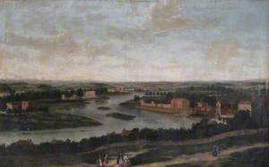 View from Richmond Hill, Surrey, Looking North West