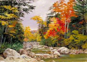 Autumn Tints in the White Mountains, New Hampshire, United States