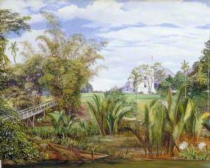 The Istana from the Slanting Bridge, Sarawak, Borneo