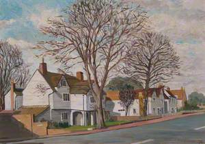 Malden Road, Cheam, Surrey, with Whitehall