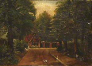View of Roundwood Lodge, Harlesden Road