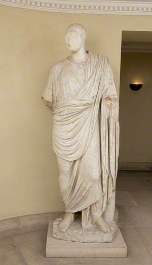 A Roman Man Wearing a Toga