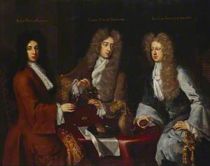 Triple Portrait of the 2nd Earl of Burlington (1674–1704), the 1st Duke of Kingston-upon-Hull (c.1665–1726), and the 3rd Baron Berkeley of Stratton (1663–1697)