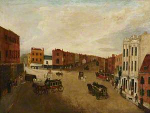 Hammersmith Broadway in 1840