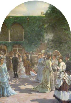 Garden Party in the Grounds of Holland Park, 1870s* 