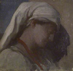 Head of a Girl: Study for 'Summer Moon'
