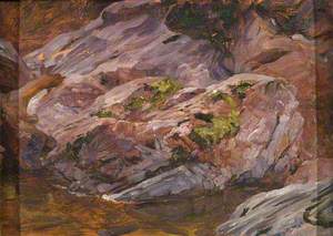 Pink Granite Boulders, Findhorn River