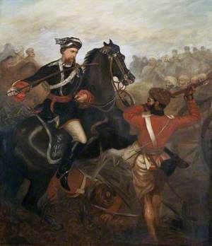 Lieutenant Frederick Robertson Aikman (1828–1888), 4th Regiment (Bengal) Native Infantry, Commanding 3rd Regiment (Sikh) Irregular Cavalry, Winning the Victoria Cross at Lucknow, Indian Mutiny, 1 March 1858