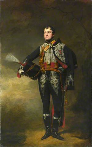 Lieutenant John James Douglas (later Captain Sir John James Scott-Douglas, Bt) (1792–1836), 15th (or The King’s) Regiment of (Light) Dragoons (Hussars), c.1819