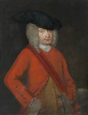 Portrait of an Officer, 7th Dragoons, 1718