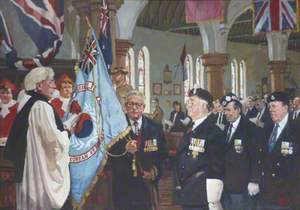 The Dedication of the British Korean Veterans Association Surrey West Branch Standard at the Royal Garrison Church of All Saints, Aldershot, 20 October 1996