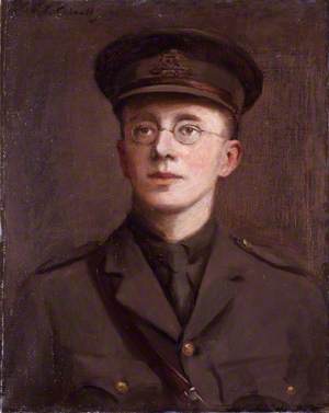 Second Lieutenant John Ryder Clark (1898–1917), 196th Siege Battery, Royal Garrison Artillery, c.1917
