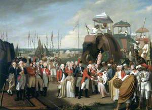 The Reception of the Mysorean Hostage Princes by Marquis Cornwallis, 26 February 1792