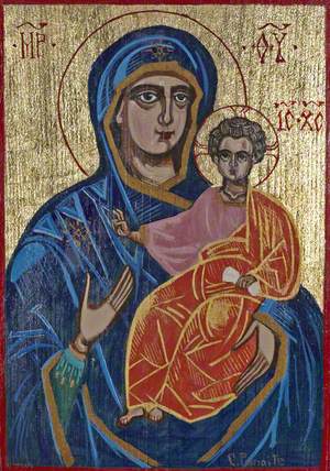 Icon with the Virgin Hodegetria