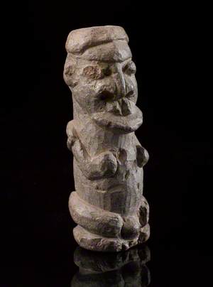 Anthropomorphic Squatting Nomoli Figure