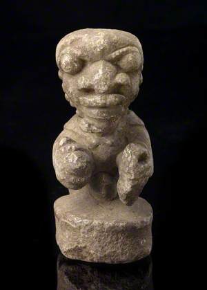 Anthropomorphic and Ithyphallic Nomoli Figure