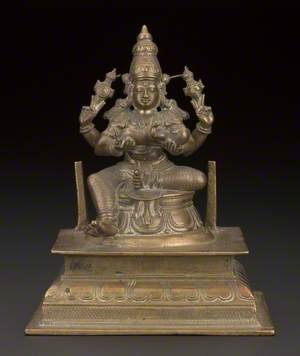 Vishnu Holding Baby Brahma