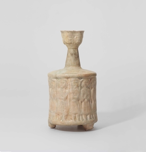 Flask with Standing Figures
