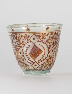 Footed Cup with Lustre Decoration