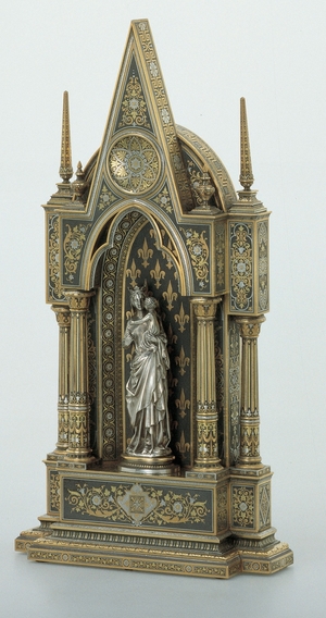 Iron Shrine with Virgin and Child