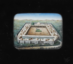 Miniature View of the Prophet's Mosque at Medina
