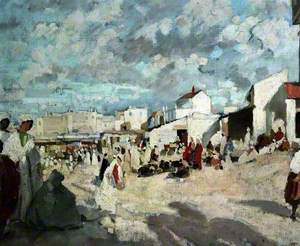 The Market Place, Tangiers, Morocco