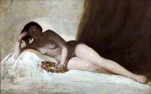 Reclining Figure with a Chaplet of Flowers
