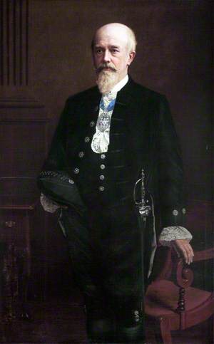 Professor Richard Caton (1842–1926), MD, FRCP, LLD, Pro-Chancellor of the University of Liverpool (1921–1924)