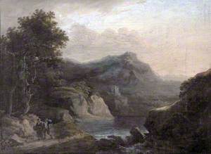 Mountain Scene with a Lake