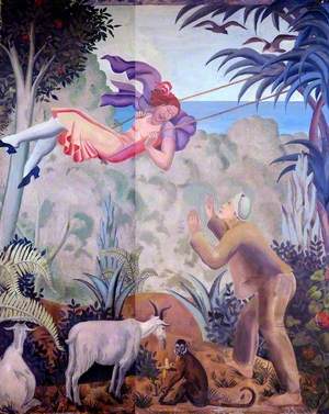 A Tropical Fantasy: Charles Reilly's Dining Room Mural
