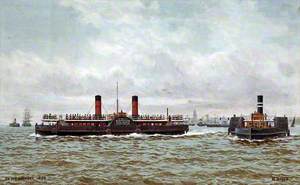 On the Mersey, 1890