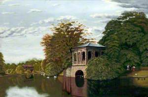 Boathouse and Lake, Birkenhead Park, Wirral