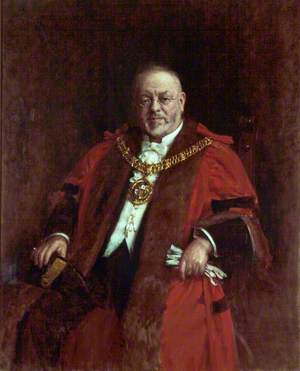 Alderman James T. Thompson (1849–1921), JP, Mayor of Birkenhead (1912–1913)