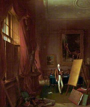 Inspiration: Portrait of the Artist in the Chamber of the Hibernian Academy