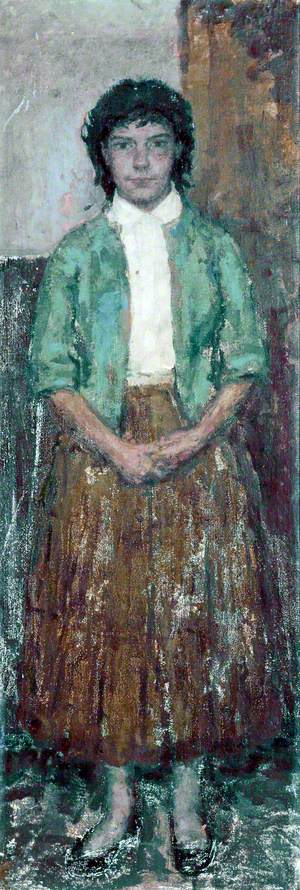 Girl in a Green Skirt (Joyce Morris)