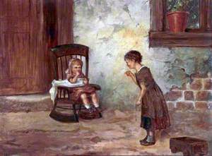 Victorian Children Playing