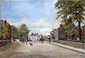 Moreton Cross, Showing 'Coach & Horses' and 'Plough' Inns