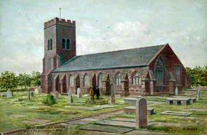 West Kirby, Wirral, Old Church before Rebuilding