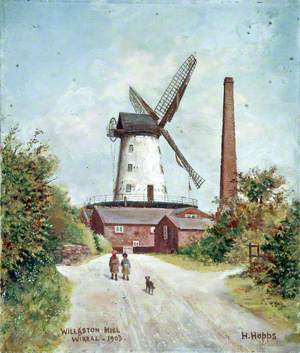 Willaston Mill, Wirral, 1903