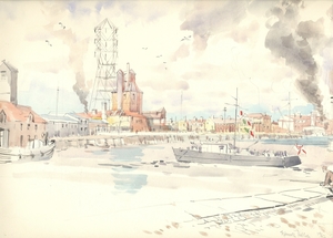 Yarmouth Harbour during Wartime