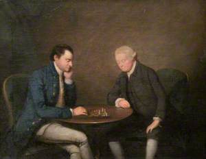 Two Men Playing Chess