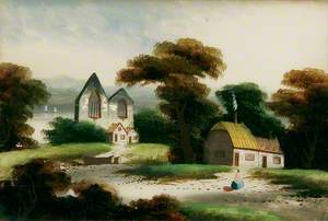 Landscape, Cottage and a Chapel