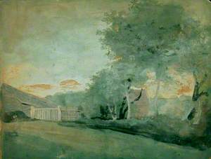 Wooded Landscape with Farm Buildings
