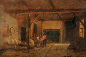 An Interior of an Old Bakehouse, Bank Street, Norwich