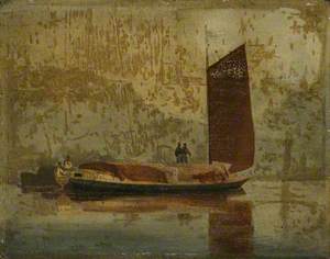 River Scene (A Norfolk Wherry)