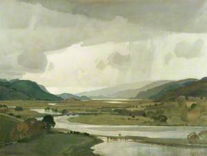 Summer Flood, North Wales (The Valley of the Mawdach near Dolgelly)