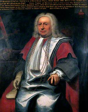 John Harvey (1666–1742), Mayor of Norwich (1727)